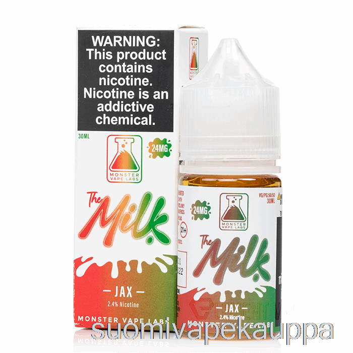 Vape Netistä Jax - Maitosuolat - 30ml 24mg